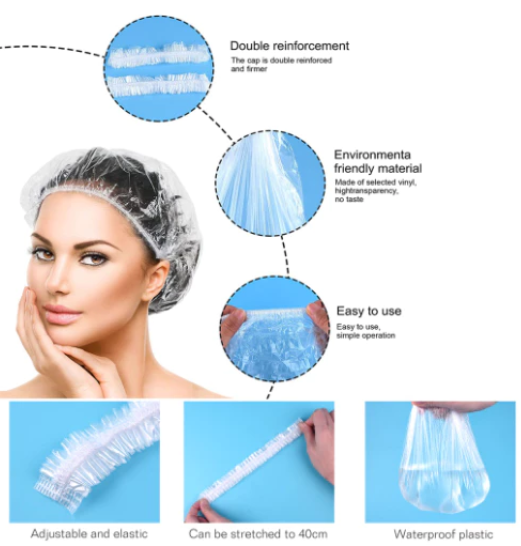 Shower Cap Transparan Shower Cap Transparan