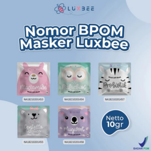 MASKER WAJAH BPOM MERK LUXBEE